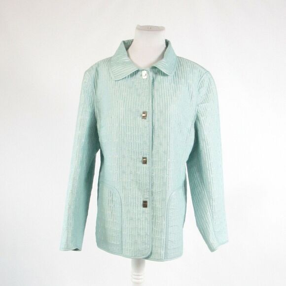 Perry Ellis Portfolio green jacket XL - Picture 1 of 8